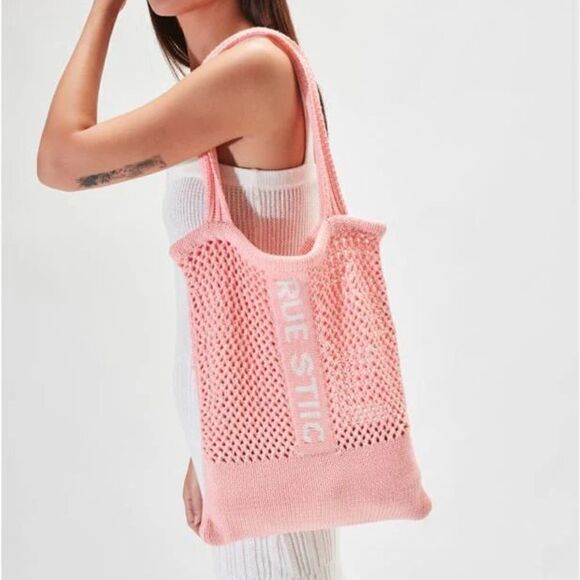 RUE STIC DYLAN KNIT BAG - ORCHID PINK NWT - Picture 1 of 9